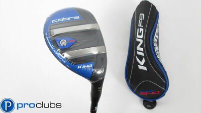 NEW COBRA KING F9 ONE LENGTH 21* #4 HYBRID STIFF FLEX w/HEADCOVER #370278