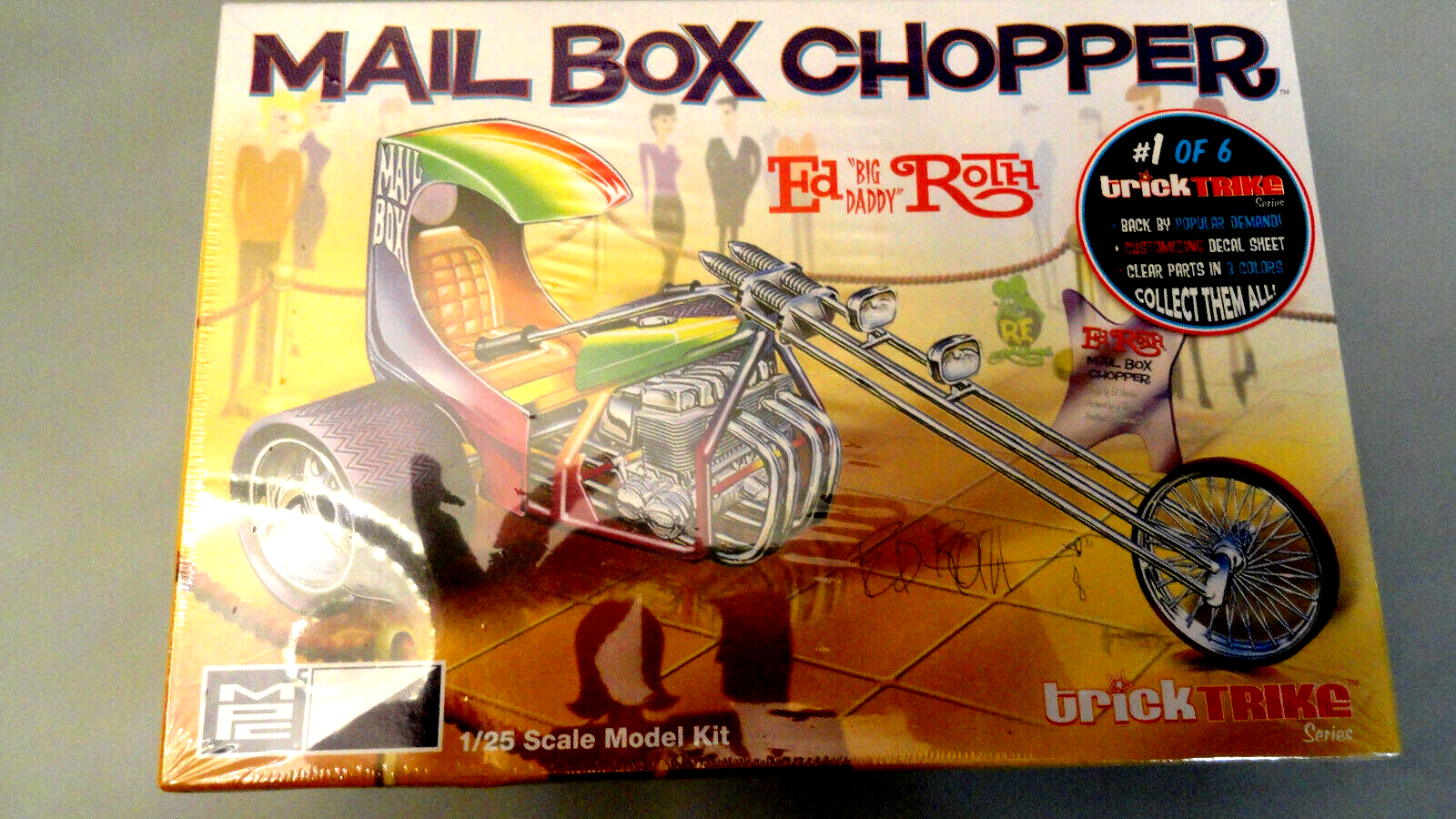 MPC Mail Box Chopper 1/25 Scale Model Trick Trike Series/Great for Christmas!