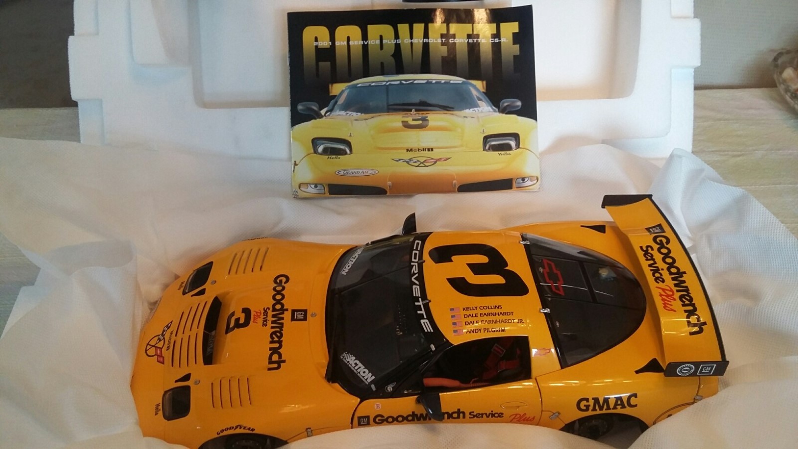 2001 GMP ACTION 1/12 GOODWRENCH #3 CORVETTE ROLEX EARNHARDT SR JR MINT IN BOX