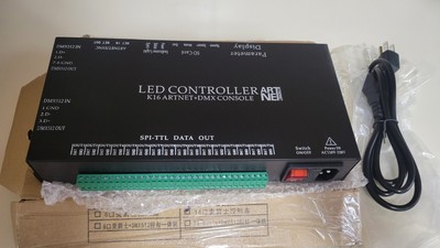 K16 ARTNET+DMX CONSOLE LED CONTROLLER, Professional Lighting Control NEW