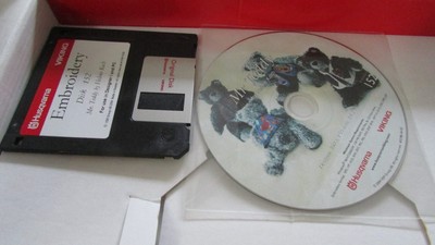 Husqvarna Viking Emb Set #152 MR TEDDY By Helene Koch KIT Designer 1 & PC EXC