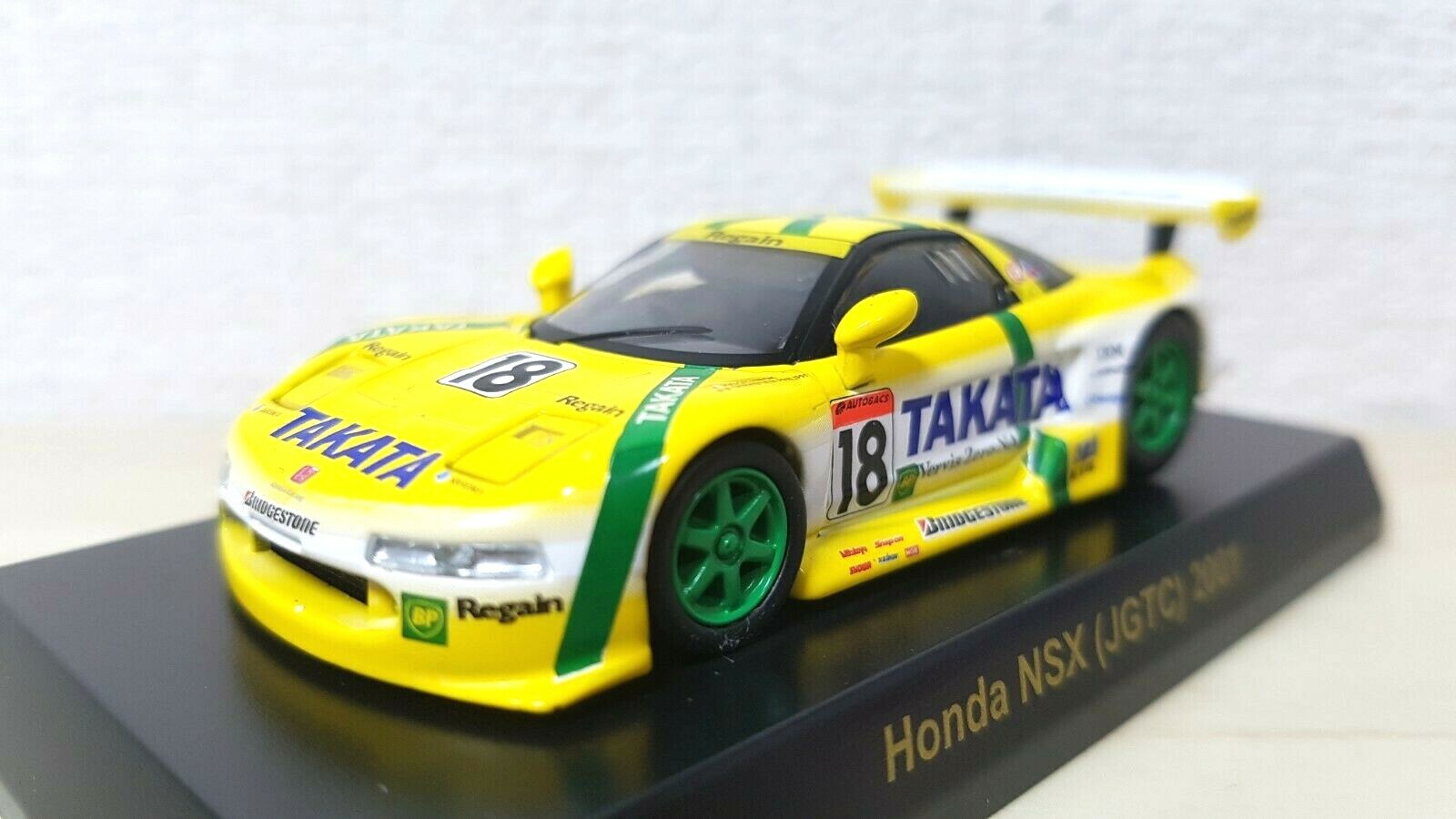 Kyosho 1/64 2001 JGTC TAKATA HONDA NSX #18 Racing diecast Kyosho 1/64 2001 JGTC TAKATA HONDA NSX #18 Racing diecast