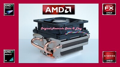 AMD FX Cooler for FX-8300-FX-8320-FX-8350 Processor-CPU with New Near Silent Fan