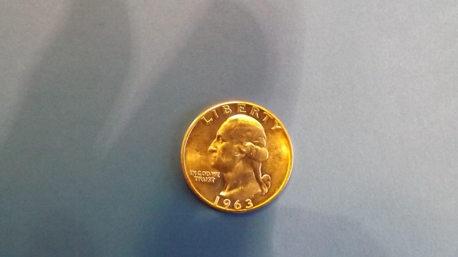 Washington  silver quarter  1963p  aa