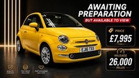 2016 Fiat 500 1.2 Lounge 3dr HATCHBACK Petrol Manual