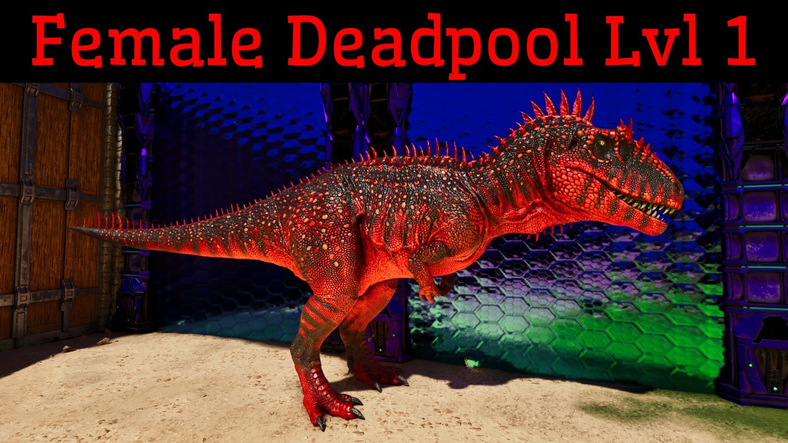 ark ARK Survival Ascended Deadpool Carcharodontosaurus clone PC