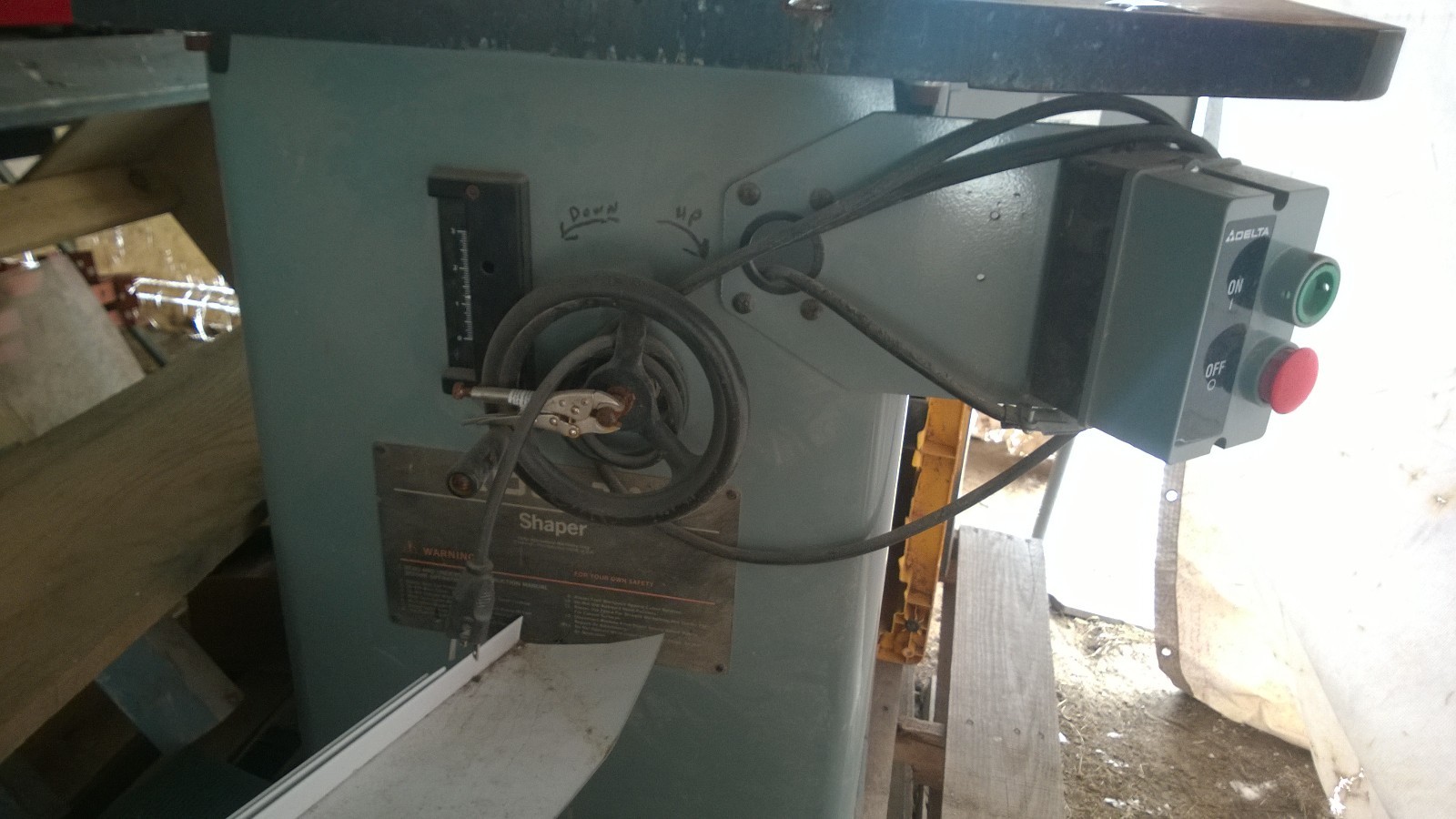 Delta Heavy Duty Wood Shaper Cat No. 43-379 . Used very little