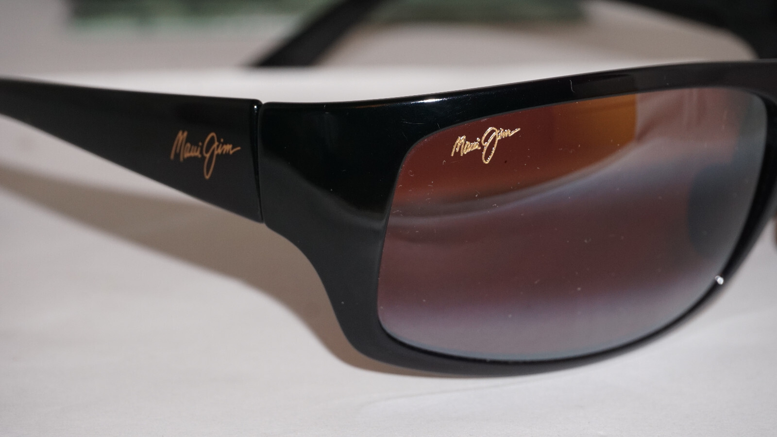 Pre-owned Maui Jim Sunglasses Haleakala Mp-bg Black Bronze Polar Mj419-02 66 20 123 In Bronze Polarized