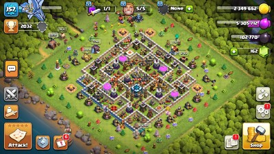 TH 13 157 lvl GOOD DEF | 47-47-16-10 Heroes | CHEAP