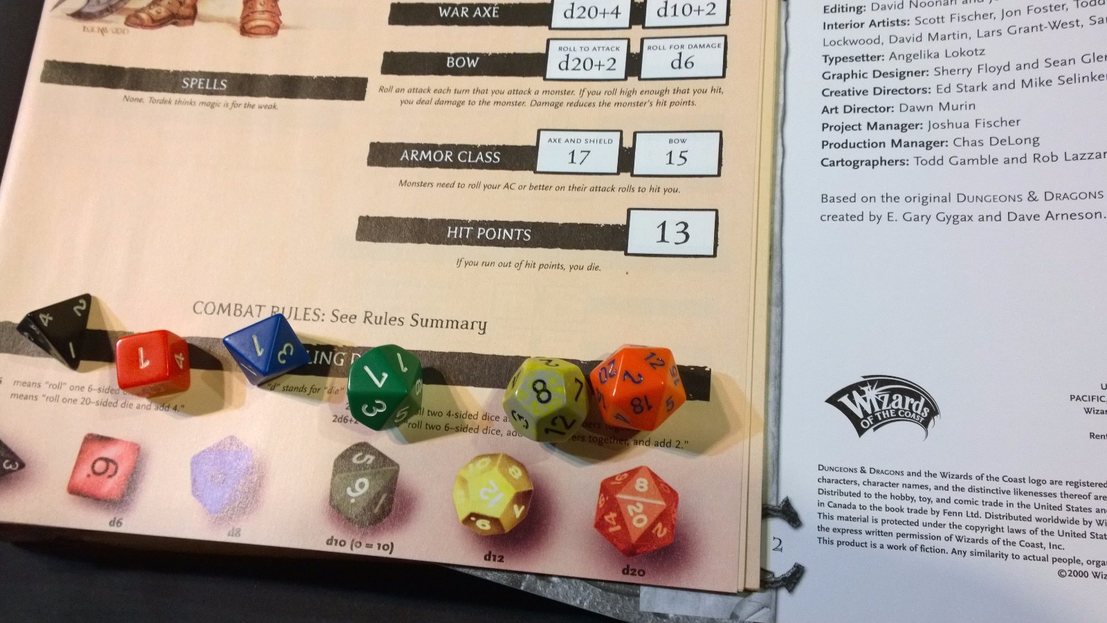 Dungeons & Dragons Adventure game + extras  boxed set d20 D&D