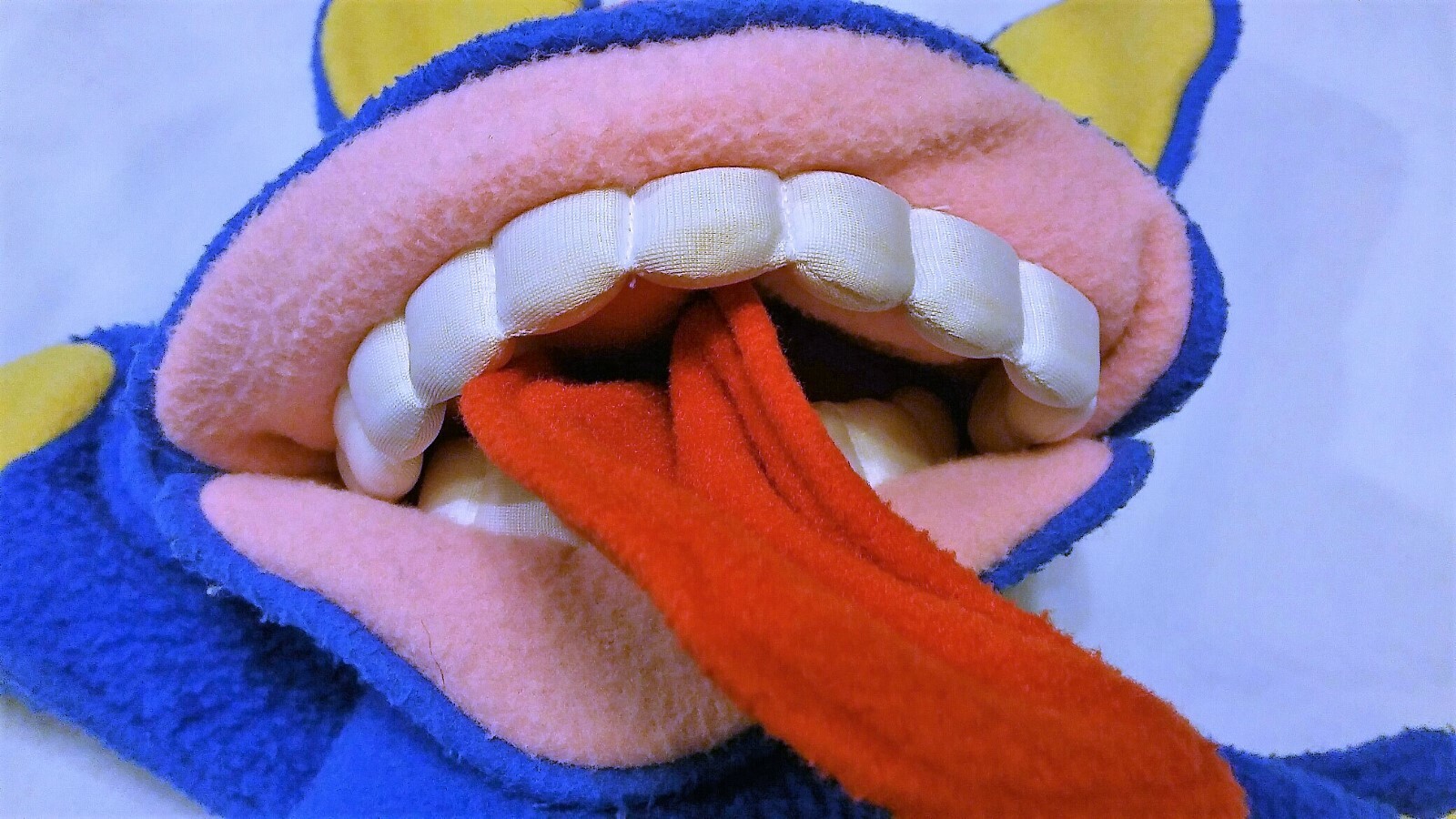 FUNNY FREDDY 1987 Fisher Price Large 16” Blue Plush Stuffed Dog Posable Ears Arm