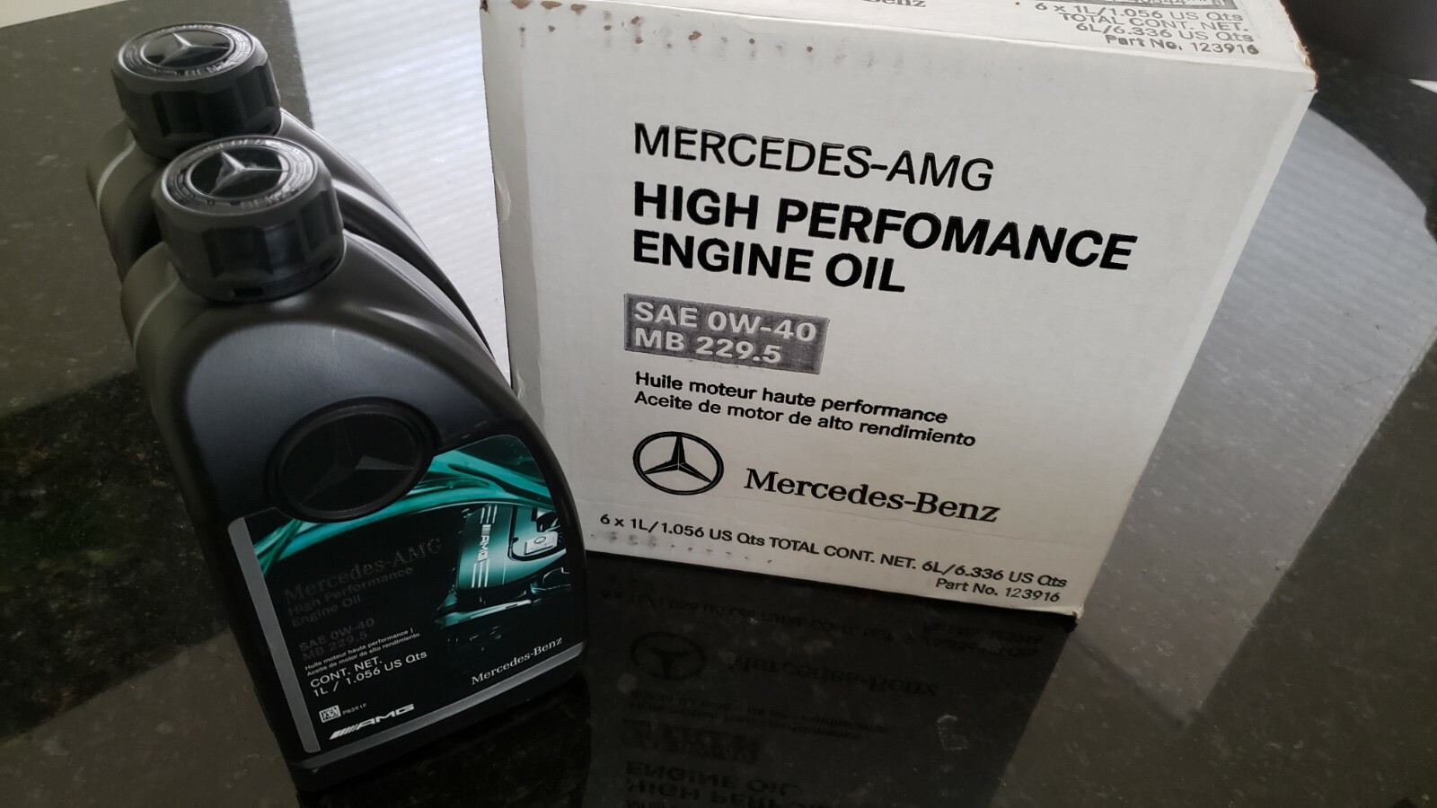 エンジンオイル0W-40 4L AMG用 Mercedes-Benz 229.5 MBENZ-AMG SAE MB/FUCHS OEM ENGINE OIL 0W-40 SYNTHETIC 8L = 1