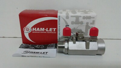 NEW OLD STOCK! HAM-LET STAINLESS STEEL VALVE H-785-SS-N-1/2-T-LD