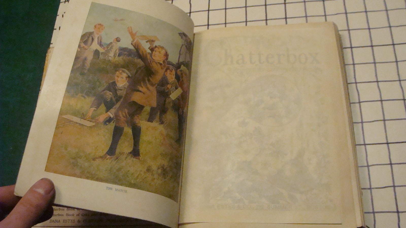 original 1913 CHATTERBOX 412pgs of childrens stories and illustrations,