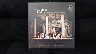 Eugene Onegin by Tchaikovsky & Rostropovich 3xLP vinyl NM/VG+! Mazurok, Atlantov