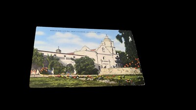 MISSION SAN LUIS REY-OCEANSIDE,CA POST CARD UNUSED