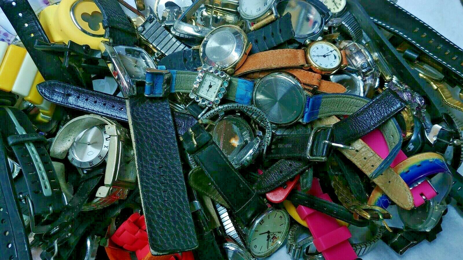 Heavy Junk Drawer WRIST WATCH LOT LQQK Parts Repurpose Crafts