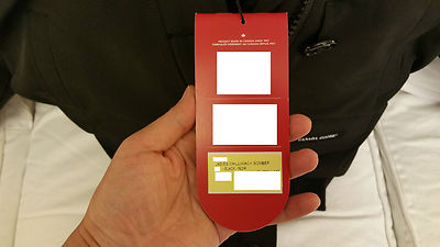 Pre-owned Label Edition Brand Red  Black Canada Goose Hologram Chilliwack Xl Jacket