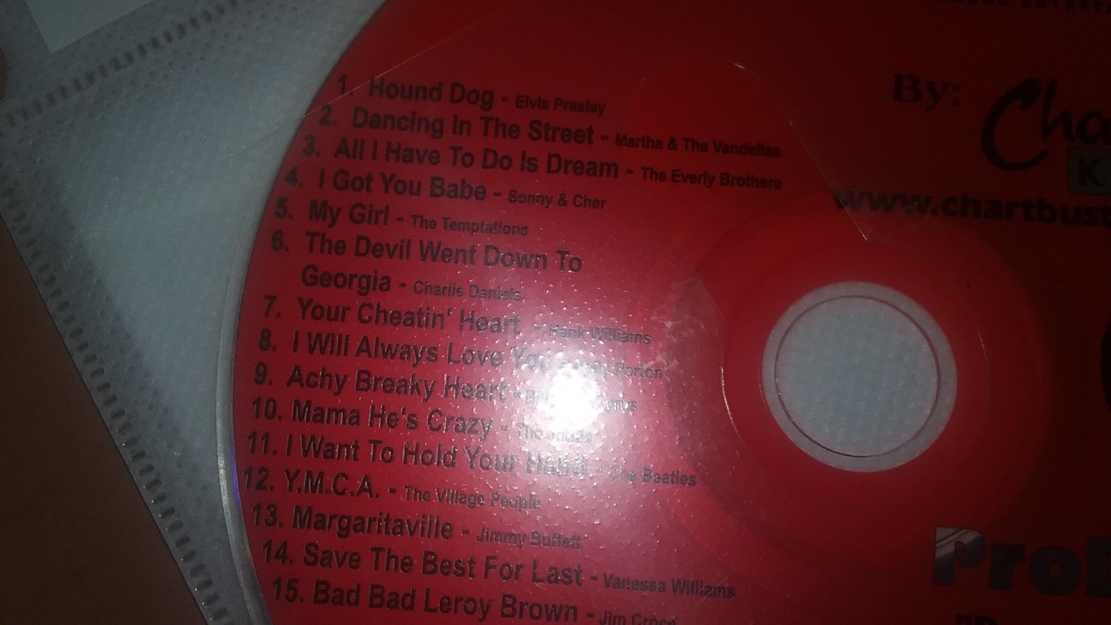 10 CDG DISCS VocoPro KARAOKE SET BEST SONGS ROCK,POP,COUNTRY