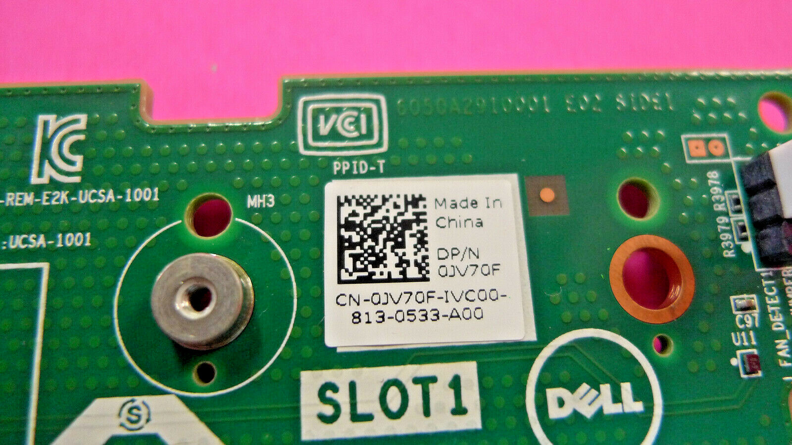 GENUINE Dell SSD M.2 PCIe x2 Solid State Storage Adapter Card Full Height JV70F