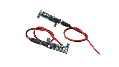 2pcs Breadboard Power Supply Adapter Mini USB 3.3V 5V MB102 With Pigtail USA 
