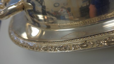 Wm. A Rogers  Silver-Plated Serving Double Handle Covered Dish 12