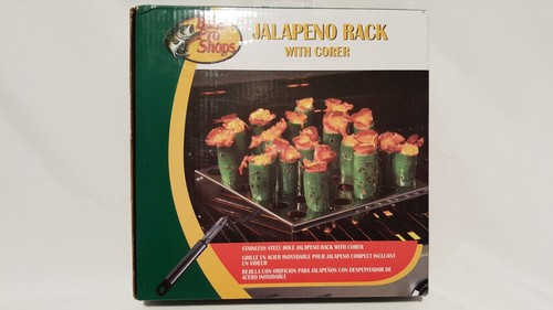 Jalapeno Grilling Rack with Corer Stainless Steel with 36 Holes Bass Pro Shops