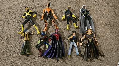 Marvel X-Men Evolution Action Figure Lot ToyBiz 2001 Pre-owned & Loose
