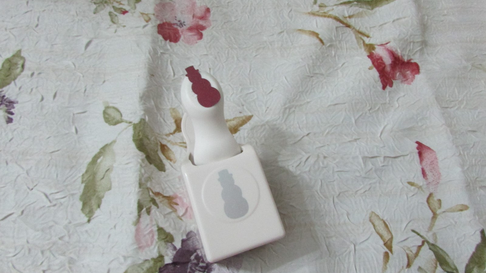 Martha Stewart Crafts SNOWMAN Punch Paper Scrapbooking Cardmaking EXC