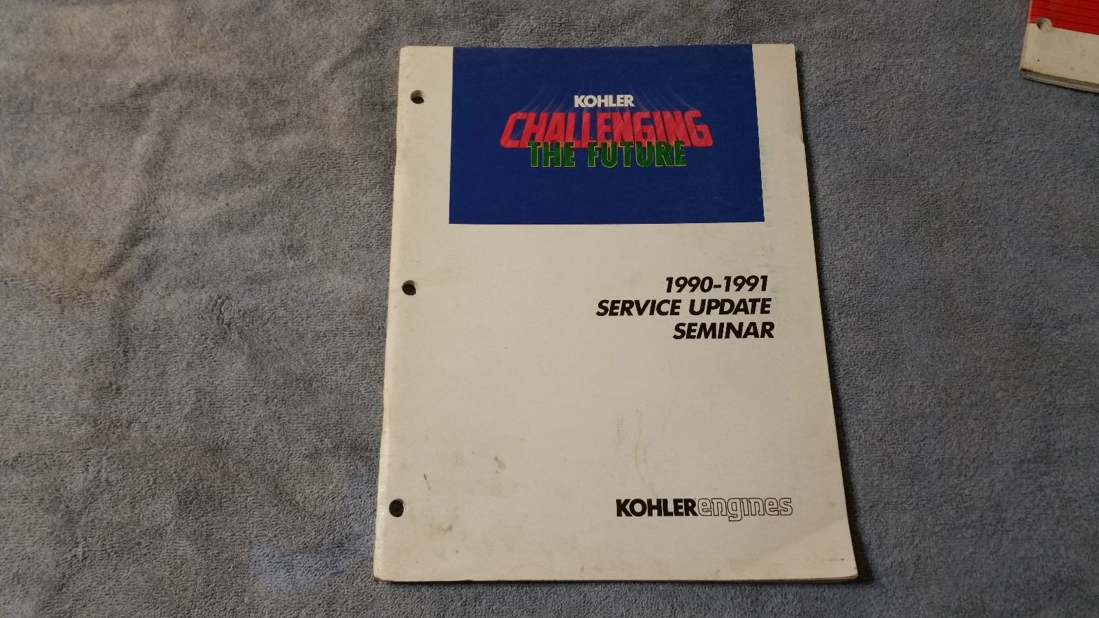 Kohler engine update seminar manual book 1990-1994   4 books