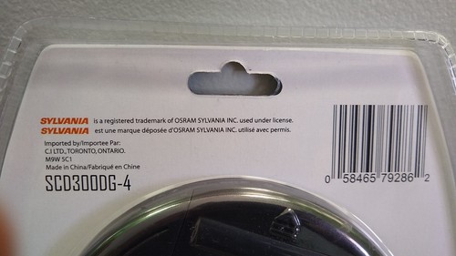 Sylvania Personal CD Player with Earbuds SCD300DG-4 Walkman Discman CD-R CD-RW