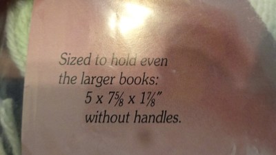 PLASTIC CANVAS KIT Elegante' rose Book Cover Tote w/Handle Holds 5 X 7 5/8