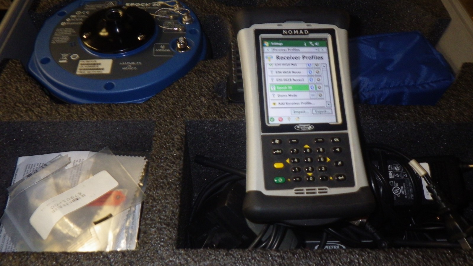 Epoch 50 Rover Receiver Antenna Nomad Data Collecter