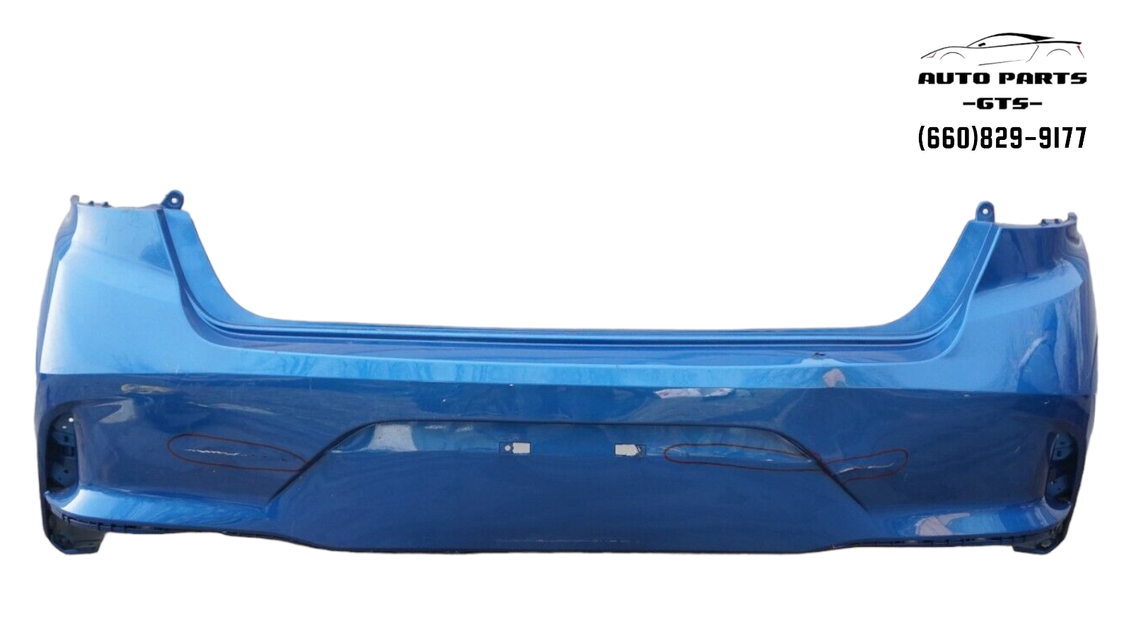 2018-2019 Hyundai Sonata Rear Bumper Cover Without Sensors OEM 18