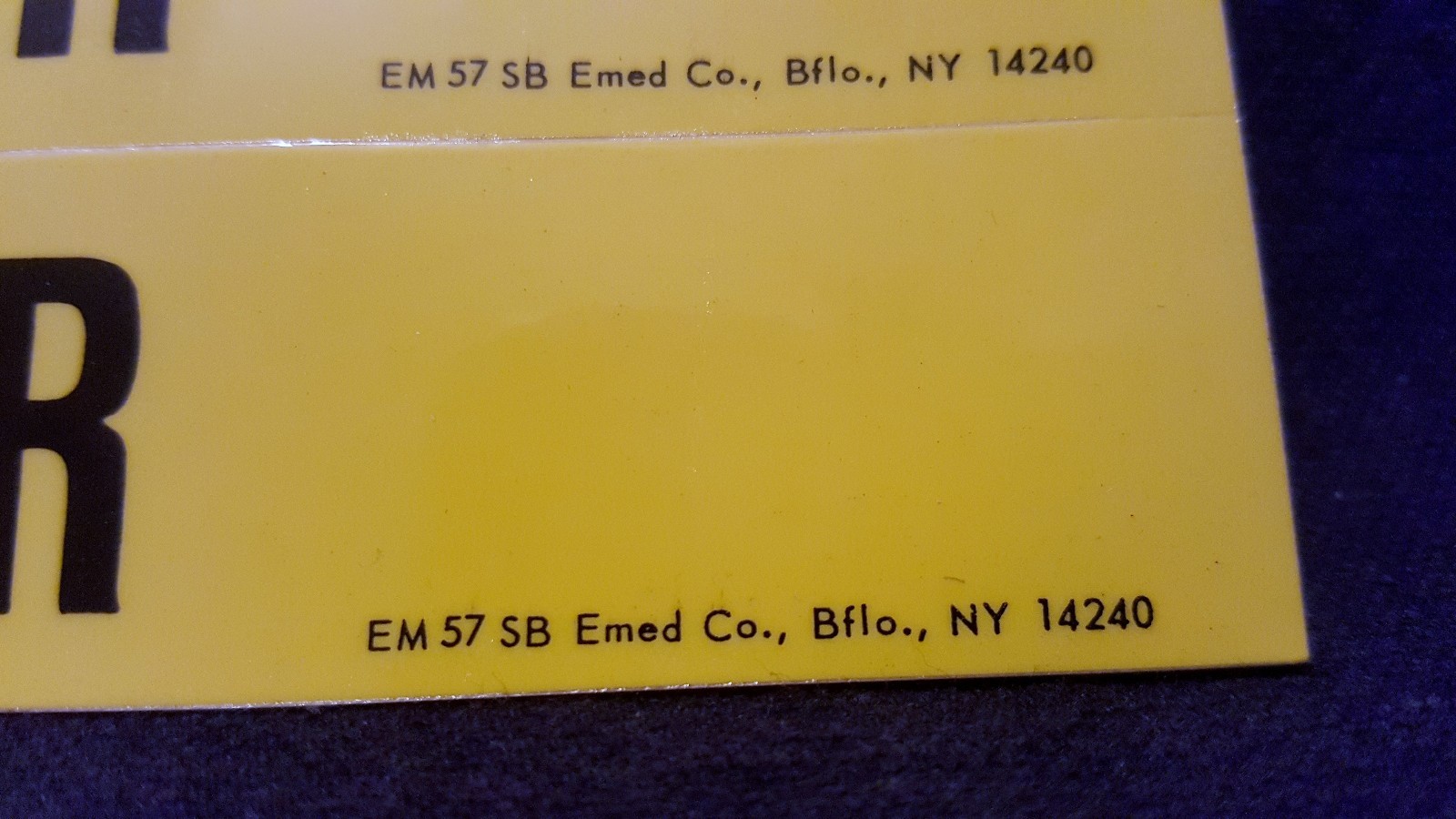 34 Emed Vinyl Labels I.D. Pipe Content Safety Signage 