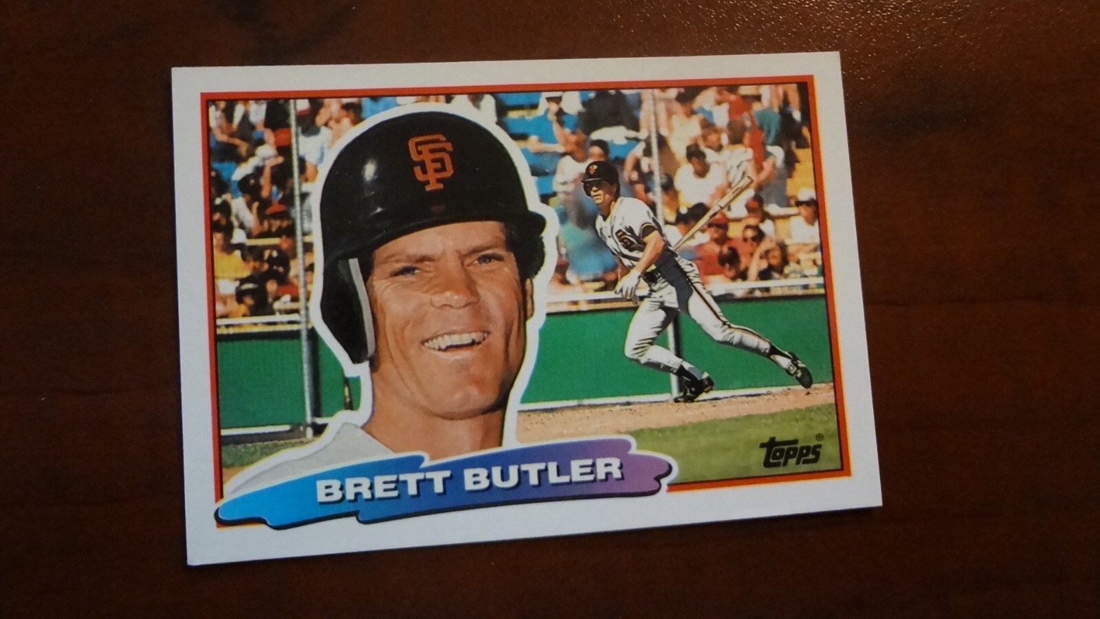 1988 TOPPS BIG BASEBALL CARD # 166 BRETT BUTLER | eBay