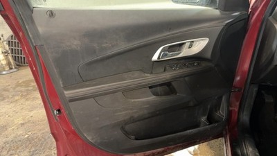 Used Left Front Door Trim Panel fits: 2012 Chevrolet Equinox LT Black