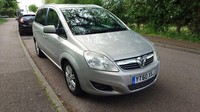 VAUXHALL ZAFIRA 1.6i Design 5dr 7 Seater, Petrol, Manual, Gold, Low Mileage
