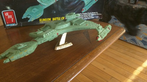 AMT Pro Built  STAR TREK:THE NEXT GENERATION KLINGON BATTLE CRUISER K'Vort Class