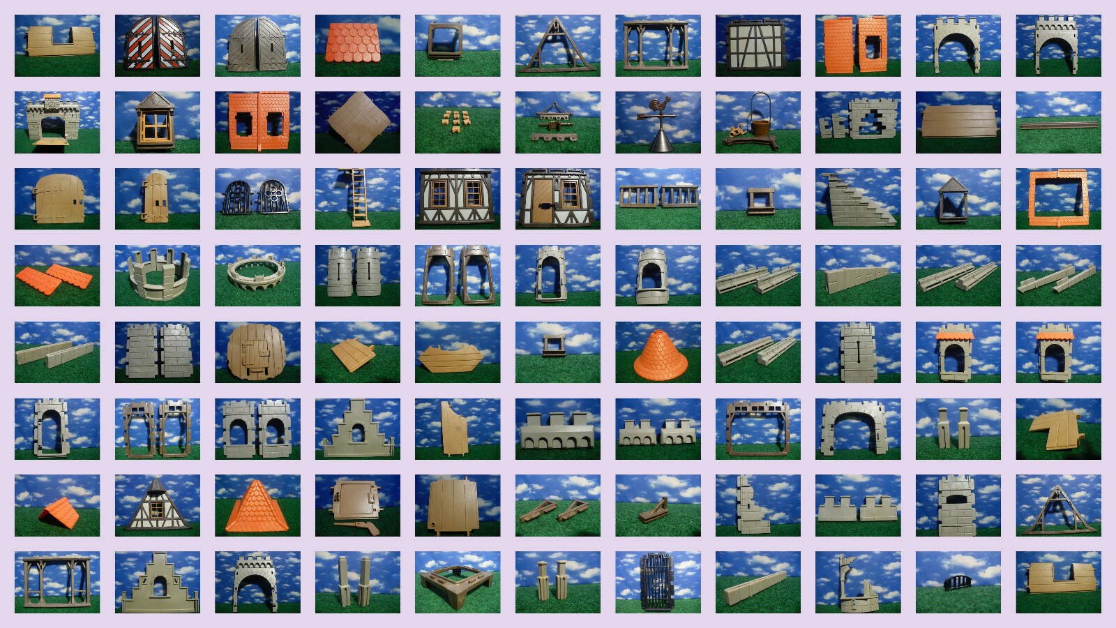 Playmobil Ersatzteil Ritterburg 3666 3030 3667 3446 3445 3450  Konvolut Sammlung