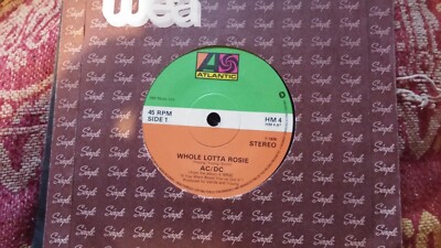 AC / DC,''Whole Lotta Rosie'' 7 inch vinyl