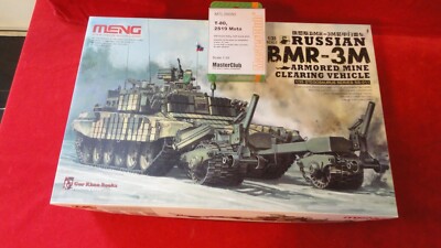 Meng SS011 1/35 Russian BMR-3M  Mine Clearing Vehicle & MASTERCLUB METAL TRACK