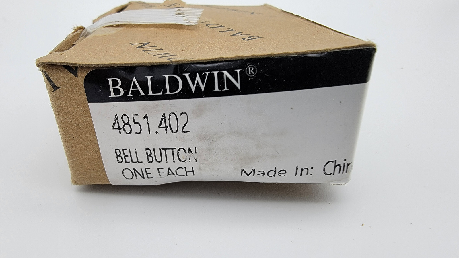 Baldwin 1-3/4 Inch Diameter Round Bell Button | Distressed O