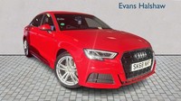 2018 Audi A3 1.5 TFSI S Line 4dr Saloon Petrol Manual