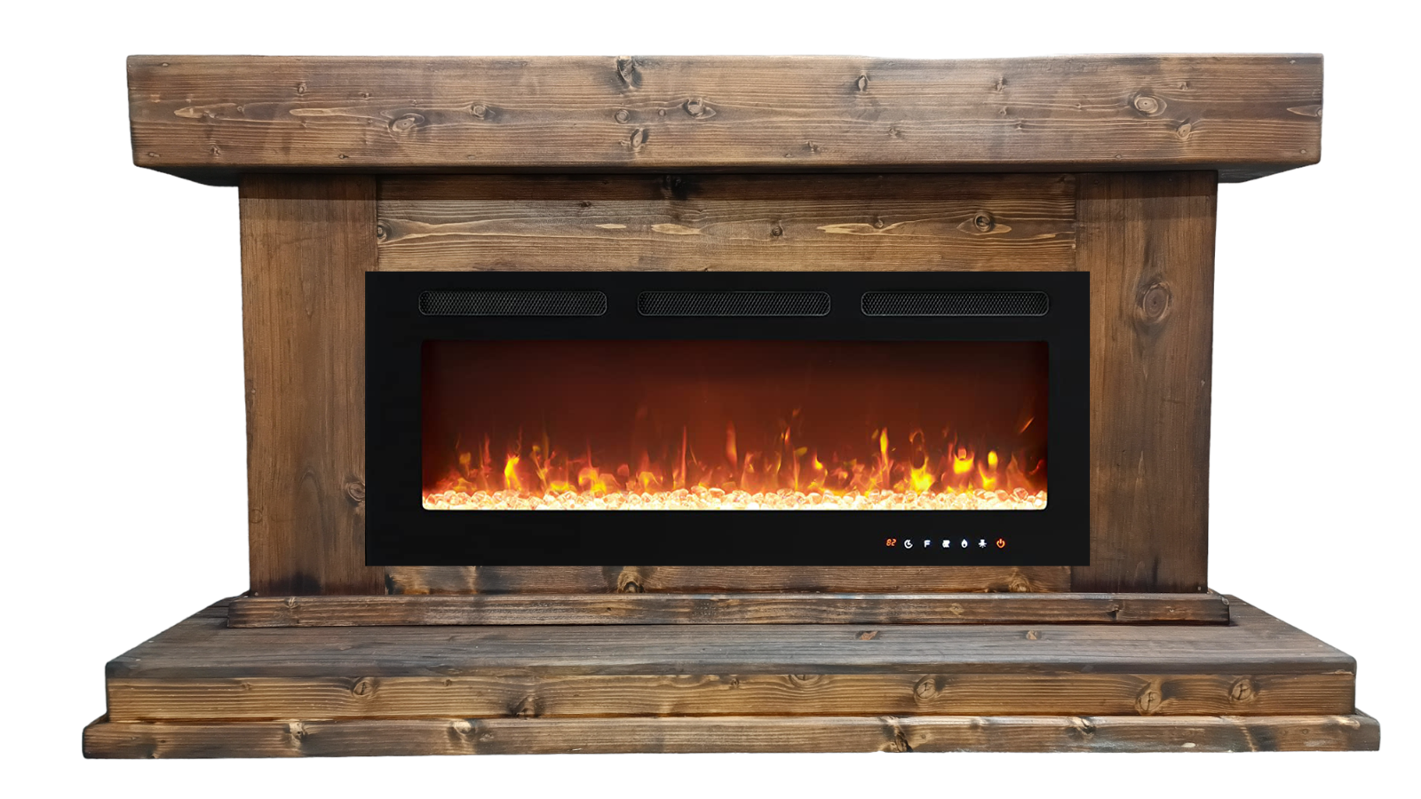 Console For Led Electric Fireplace Wall