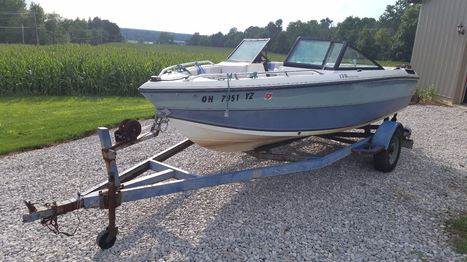 1988 Thundercraft citation 17' Open Bow Ski Boat LOCAL PICK UP ONLY OHIO