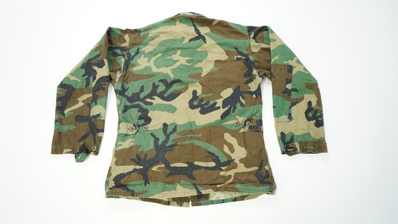 80s USMC military 迷彩ジャケット　レア Rare VTG USMC United States Marine Corps Camouflage Button