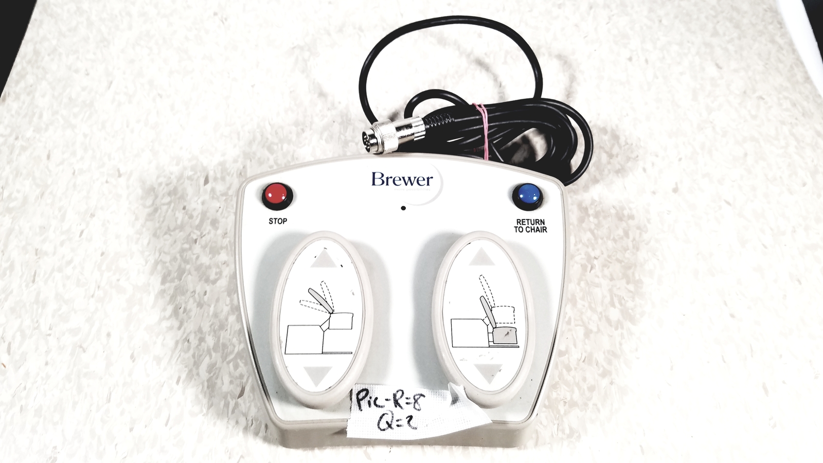 Brewer High Low Power Exam Foot Pedal/ Footswitch