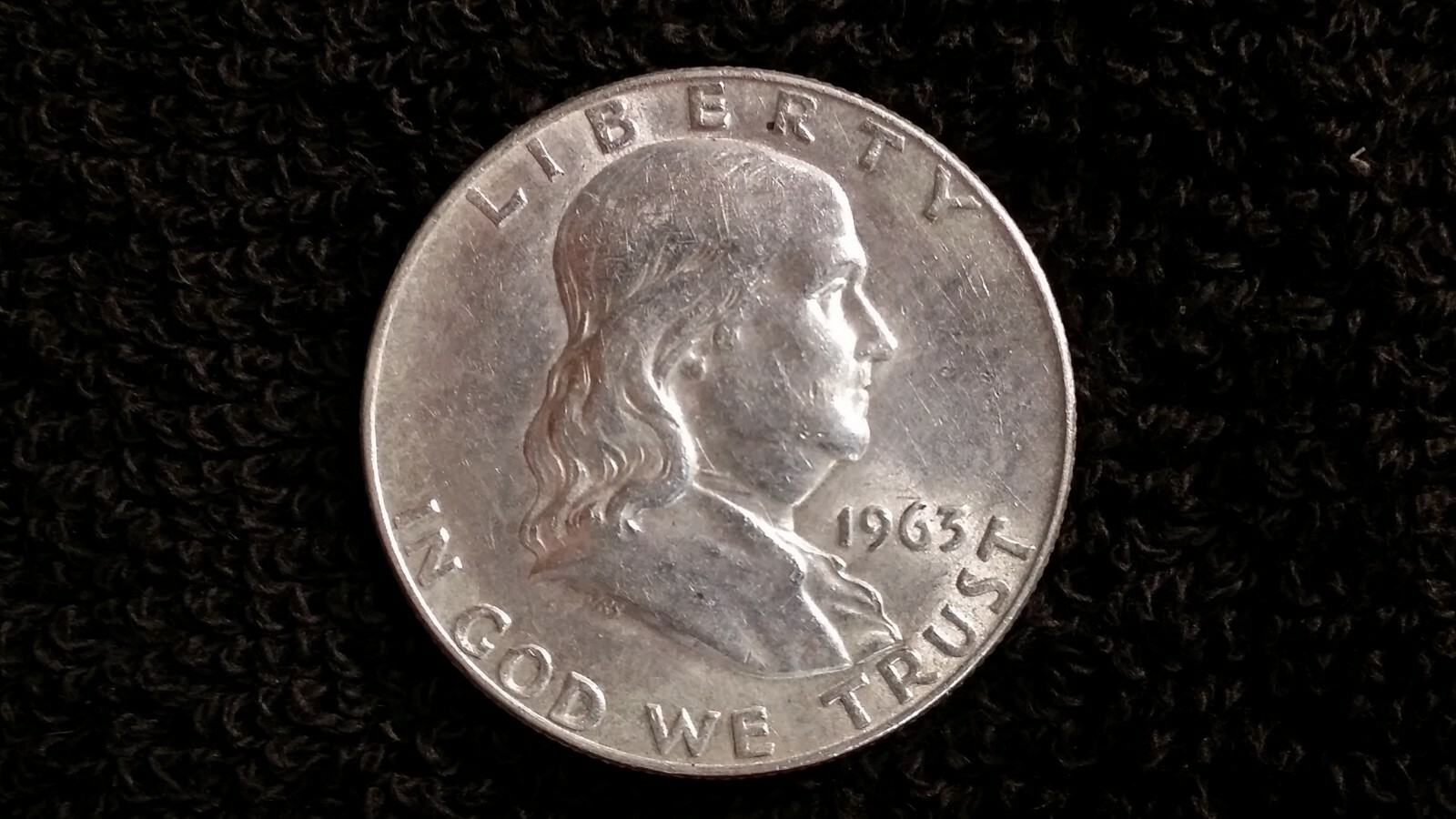 Lot of 6 Franklin Silver Half Dollars Toned, Possible Proof Liquidation Sale