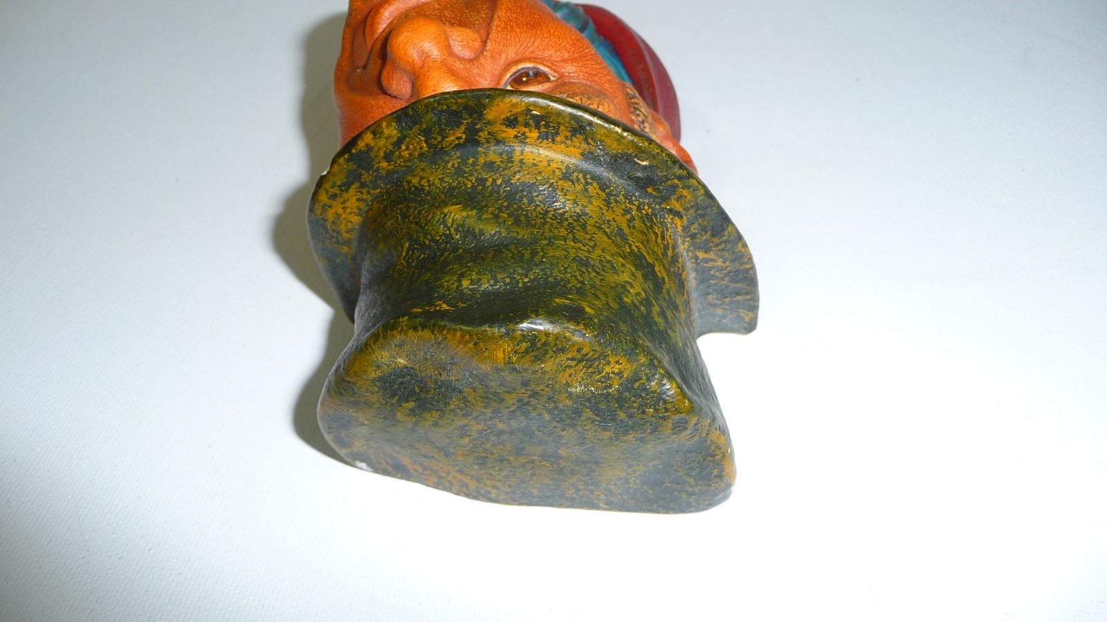 Chalkware Head Charles Dickens Figure Hand Painted Collectible Chalk Ware Decor